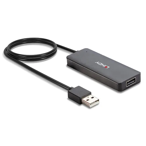 LINDY USB 2.0 Hub 4 Port ohne Netzteil