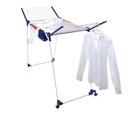 Leifheit 81520 laundry drying rack/line Floor-standing rack Blue, White