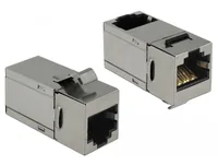 Delock Keystone-Modul RJ-45, Cat.6, 90° geschirmt - Modultyp: Keystone - Anschluss Front: Buchse RJ-45 - Anschluss Rück: Buchse RJ-45 - Medientyp: Netzwerk - Schirmung: Ja - Verpackungseinheit: 1 Stück