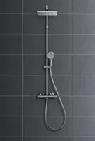 Hansgrohe Showerpipe 230 shower system 2 head(s) Wall Black
