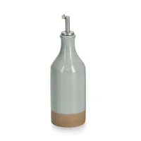 Zeller Present Essig- Ölflasche 420 ml Steingut Edelstahl 420 ml - Anwendungszweck: Essig - Öl - Materialtyp: Keramik - Set: Nein