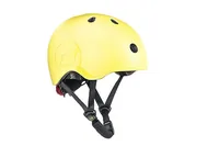 Scoot and Ride Kinderhelm Lemon Gelb, S-M/51 - 55 - Einsatzbereich: Kinder- & Jugendhelme - Scooter- & Skatehelme - Altersgruppe: Kinder - Verschluss: Magnetraster - Helmtyp: Halbschale - Nachhaltigkeit: Nicht angegeben - Kopfumfang von: 51 cm