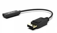 Inca IDTH-07 video cable adapter 0.2 m DisplayPort HDMI Type A (Standard) Black