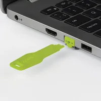 LINDY RJ45 Port Blocker -  key -  Green
