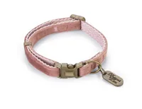 Designed by Lotte Katzenhalsband Velura Rosa - Detailfarbe: Rosa - Produkttyp: Halsband - Tierart: Katze