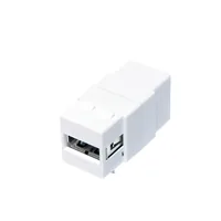 Logilink Keystone-Verbinder USB 2.0, AF zu USB-BF, weiß