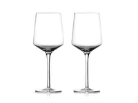 Zone Denmark Rotweinglas Rocks 480 ml, 2 Stück, Transparent - Material: Kristallglas - Höhe: 22 cm - Volumen: 480 ml - Glas Typ: Rotweinglas - Verpackungseinheit: 2 Stück - Detailfarbe: Transparent