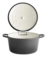 APS Bräter 5 Stars 6 l, Anthrazit - Material: Eisen - Gusseisen - Topfart: Bräter - Kompatible Kochfelder: Backofen - Induktion - Antihaftbeschichtung: Keine Angaben - Detailfarbe: Anthrazit - Spülmaschinenfest: Nein