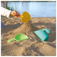 Goki Sandspielzeug Sandschaufeln, 3-fach Assortiert - Altersempfehlung ab: 18 Monaten - Detailfarbe: Assortiert - Grün - Anzahl Teile: 3 Teile