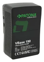 Patona Digitalkamera-Akku VBase 190 - Akkutyp: Lithium-Ion (Li-Ion) - Spannung: 14.8 V - Akkukapazität: 12800 mAh - Kompatible Hersteller: Sony - Blackmagic - Kapazität Wattstunden: 190 Wh