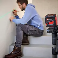 Einhell Kreuzlinien-Laser TC-LL 2 G 16 m - Reichweite: 16 m - Schnittstellen: Keine - Produktkategorie: Kreuzlinienlaser - Messgenauigkeit: 0.5 mm