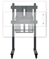 Hagor HP Counterbalanced Mobile 177,8 cm (70") Flur Schwarz