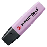 STABILO Textmarker Boss Pastell Lila - Set: Nein - Verpackungseinheit: 1 Stück - Eigenschaft-Stift: Pastell - Marker-Art: Leuchtmarker