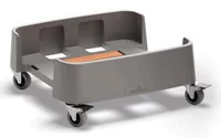 Durable 334137 trash can accessory Graphite Trolley