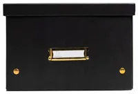 Exacompta 62351E file storage box Karton, Papier Schwarz