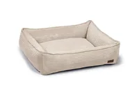 Designed by Lotte Hunde-Bett Ribbed Hellgrau 80x70x22cm - Breite: 80 cm - Länge: 70 cm - Detailfarbe: Hellgrau - Tierart: Hund - Produkttyp: Bett