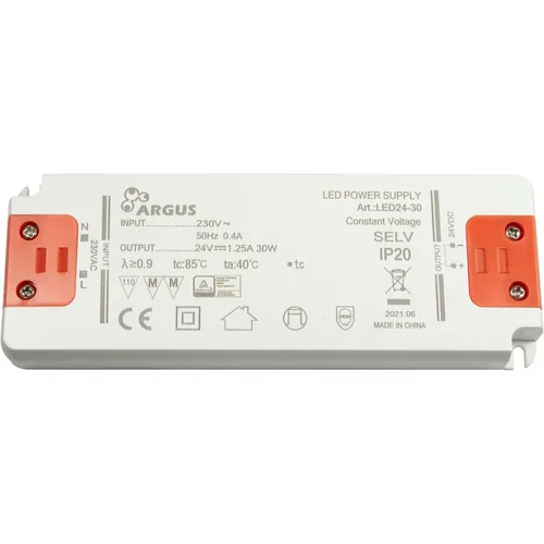 Inter-Tech LED Trafo LED24-30 30W, 24V, 1250mA, IP20 retail