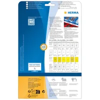 HERMA Labels hard-wearing A4 48.3x25.4 mm white strong adhesion film matt weatherproof 1100 pcs.