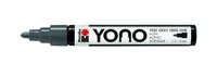 Marabu Acrylmarker YONO 1.5 - 3 mm Dunkelgrau - Strichstärke: 1.5 - 3 mm - Verpackungseinheit: 1 Stück - Oberfläche: Leinwand - Metall - Kunststoff - Holz - Stein - Glas - Textilien - Beton - Porzellan - Papier - Set: Nein - Detailfarbe: Dunkelgrau - Eige
