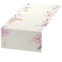 Duni Tischdecke Floret 40 cm x 24 cm, Mehrfarbig - Material: Dunciel - Produktart: Tischdecke - Motiv: Blume - Detailfarbe: Mehrfarbig - Breite: 40 cm - Länge: 24 cm