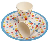 PRO nappe Einwegteller Geburtstag 10 Stück, Mehrfarbig - Produkttyp: Einwegteller - Materialtyp: Papier - Material: Karton - Detailfarbe: Mehrfarbig - Verpackungseinheit: 10 Stück