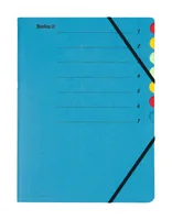 BIELLA Fächermappe A4 32840705U blau 7-teilig