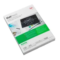 GBC Laminierfolie Matt Pouch A3. 50 Stück - Mediengewicht: 125 µm - Folien Anwendungsbereich: Heisslamination - Folien Effekt: Wasserabweisend - Papierformat: A3 - Zubehörtyp: Laminierfolie