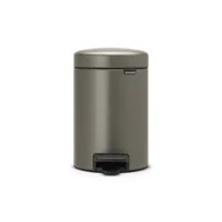 BRABANTIA Treteimer NewIcon 113246 3 Liter platinum