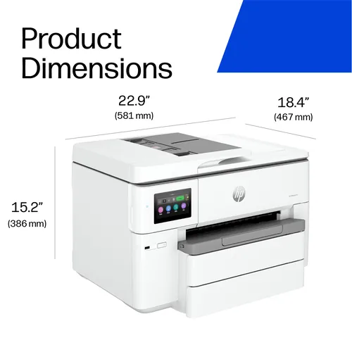HP OfficeJet Pro 9730e WF AiO Printer Getto termico d'inchiostro A3 4800 x 1200 DPI 22 ppm Wi-Fi