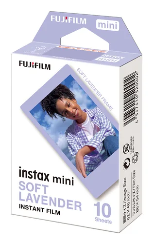 Fujifilm Instax mini - Soft Lavender pellicola per istantanee 10 pz 54 x 86 mm