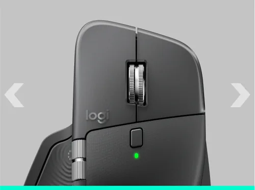 Logitech Maus MX Master 4 for Business - Maus-Typ: Business - Bedienungsseite: Rechtshänder - Maus Features: Logi Bolt-Empfänger - Detailfarbe: Graphit - Schnittstelle: Bluetooth - Verbindungsart: Kabellos