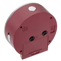TFA Dostmann Analoger Wecker Rot - Ausstattung: Hintergrundbeleuchtung - Funktionen: Snooze-Funktion - Alarm - Anti-Rutsch-Füsse - Displaytyp: Analog - Detailfarbe: Rot - Funksignal: Nein - Betriebsart: Batteriebetrieb