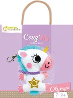 Avenue Mandarine Bastelset Mini Kuscheltier Couz'In Einhorn - Produkttyp: Sticken / Nähen - Altersempfehlung ab: 7 Jahren