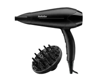 Babyliss Haartrockner Power Dry - Typ: Trockner - Diffusor: Ja - Klappbarer Griff: Nein - Spannungsanpassung: Nein - Detailfarbe: Schwarz - Ionentechnologie: Nein