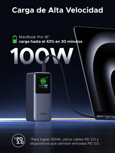 UGREEN Nexode Power Bank 20000mAh 35524B 130W Fast Charging