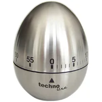 Technoline Küchentimer KZW II Silber - Funktionen: Zeit - Materialtyp: Metall - Material: Metall - Detailfarbe: Silber - Displaytyp: Mechanisch