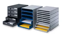STYRO Schubladenbox grau 16-800038 5 Fächer