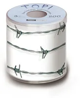 Paper + Design Toilettenpapier Barbed wire  Rollen, 3-lagig, Mehrfarbig - Anzahl Rollen: 1 - Anzahl Lagen: 3 - Anzahl Blatt: 200 × - Detailfarbe: Mehrfarbig - Natürlich Leben: Keine Besonderheiten