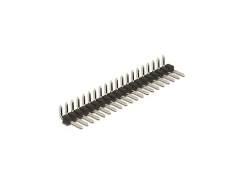 Stiftleiste 20 Pin, Rastermaß 2,54 mm, 1-reihig, gewinkelt, 5 Stück