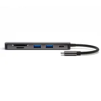 4smarts Dockingstation 6in1 Hub USB-C – HDMI/USB-A/SD/PD - Ladefunktion: Ja - Dockinganschluss: USB-C - Kompatible Hersteller: Universal - Vesa-Bohrung vorhanden: Nein