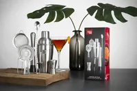 Vacuvin Drink Mixer Set Cocktail Set 7-teilig 550 l, Silber - Materialtyp: Kunststoff - Material: Edelstahl - Detailfarbe: Silber - Set: Ja - Fassungsvermögen: 550 l - Betriebsart: Manueller Betrieb