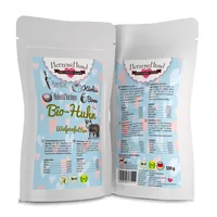HerzensHund Nassfutter Welpe Bio-Huhn mit Bio-Karotte, 130 g - Tierbedürfnis: Kein besonderes Bedürfnis - Nachhaltigkeit: EU BIO - Lebensphase: Junghunde - Produkttyp: Ergänzungsfutter - Packungsgrösse: 130 g - Fleischsorte: Huhn