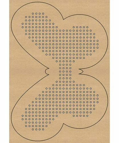 URSUS Stickset Kreuzstich Tiere 14.5 x 20 cm, 24 Stück - Detailfarbe: Braun - Produktart: Stickkarton