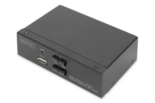 Digitus KVM Switch, 2 Port, Single Display, 4K, HDMI®