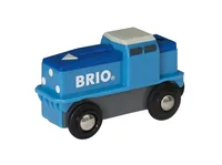 BRIO Eisenbahn Blaue Batterie-Frachtlok - Kategorie: Eisenbahnwagen & Lokomotiven - Altersempfehlung ab: 3 Jahren - Material: Kunststoff - Nachhaltigkeit: Nicht angegeben