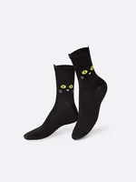 EatMySocks Socken Cat Walk 1 Paar, One Size - Produkttyp Geschenke: Socken - Empfänger Geschenke: Für Kinder - Für Männer - Für Frauen - Anlass: Weihnachten - Abschied - Geburtstag - Freundschaft - Fun