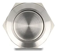 DELOCK Drucktaster zum Einbau 19 mm 2 x Schraubkl.Taster fla
