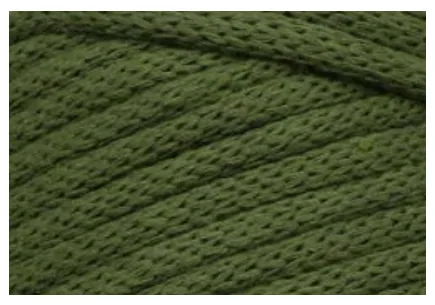 Glorex Wolle Makramee Cord gewebt 85 m x 3 mm, 250 g, Olivgrün - Packungsgrösse: 1 Stück - Länge: 85 m - Material: Polyester - Baumwolle - Viskose - Detailfarbe: Olivgrün - Waschbar bei: 40 °C - Nadelstärke: 3 mm
