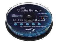 BD-R 25GB (6fach, 10 Stück, bedruckbar, Retail)