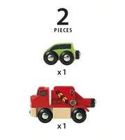 BRIO Abschleppwagen Auto - Kategorie: Fahrzeuge & Anhänger - Altersempfehlung ab: 3 Jahren - Material: Buche - FSC®-Holz - Kunststoff - Magnet - Metall - Nachhaltigkeit: FSC®